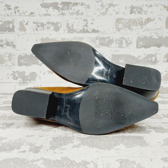 New Marc Fisher LTD Yarita Natural Pointed Toe Bootie W616 - Picture 8 of 11